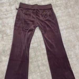 Y2k juicy couture style velour pants